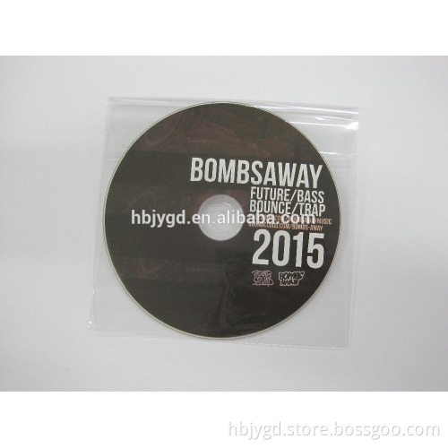 CD replication with artwork printed and plastic sleeve package.